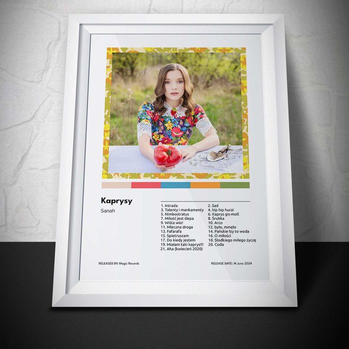 Plakat albumu - sanah - Kaprysy