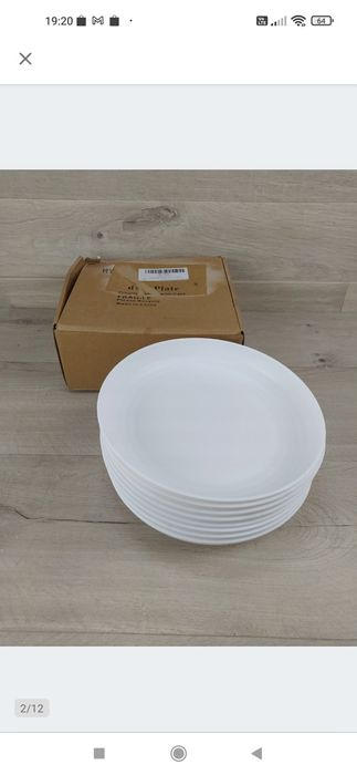 Kyraton Talerz obiadowy płytki plastik 8 sztuk 23 cm biały OPIS

Nowe,