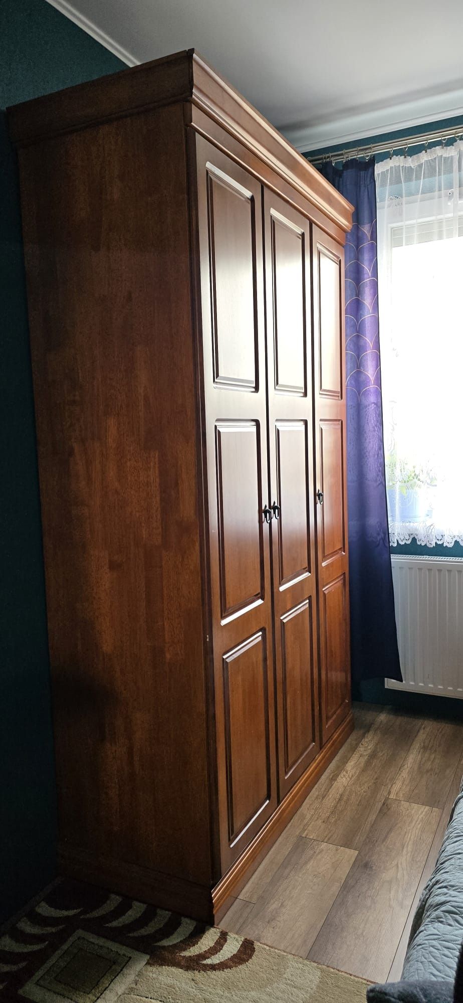 Meble sypialnia zestaw szafa toaletka komoda łóżko 160x200