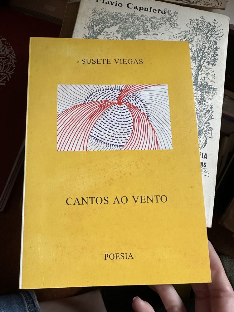 livro de Susete Viegas - Cantos ao Vento.