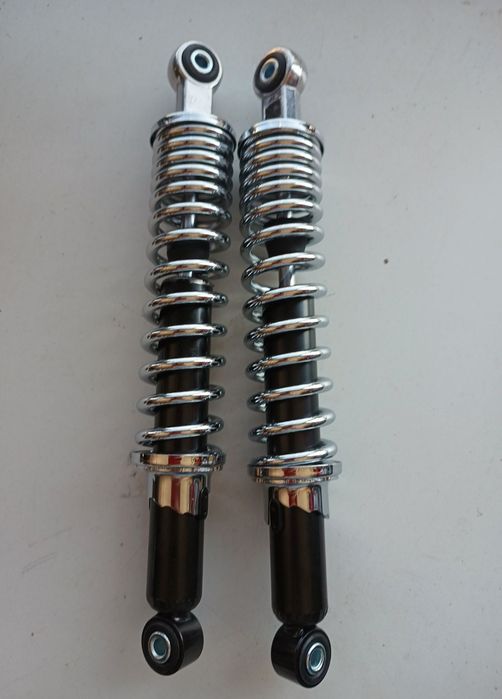 Simson S51 nowe amortyzatory amortyzator tył tylne chrom kpl