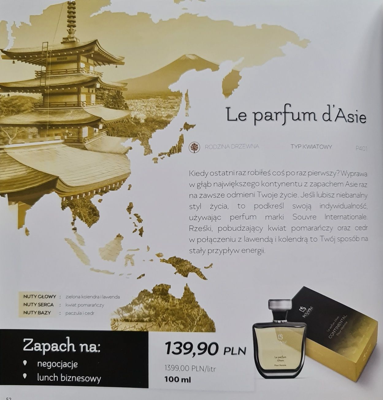 Perfumy męskie Souvre La parfum d'Asie