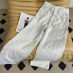 Spodnie jeans celine size L biale zloto