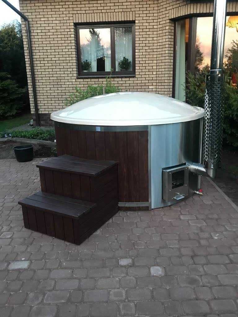 Balia Kąpielowa Bania Ruska Gorąca Beczka Sauna Basen Jacuzzi Led