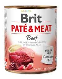 24x800g BRIT Pate&Meat Wołowina puszki mięsne dla psa wysokiej jakości