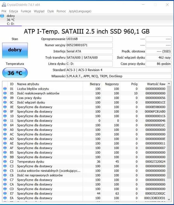 Workstation Fujitsu Celsius H730 i7 4700MQ/24GB/960GB SSD/nVidia 2Gb