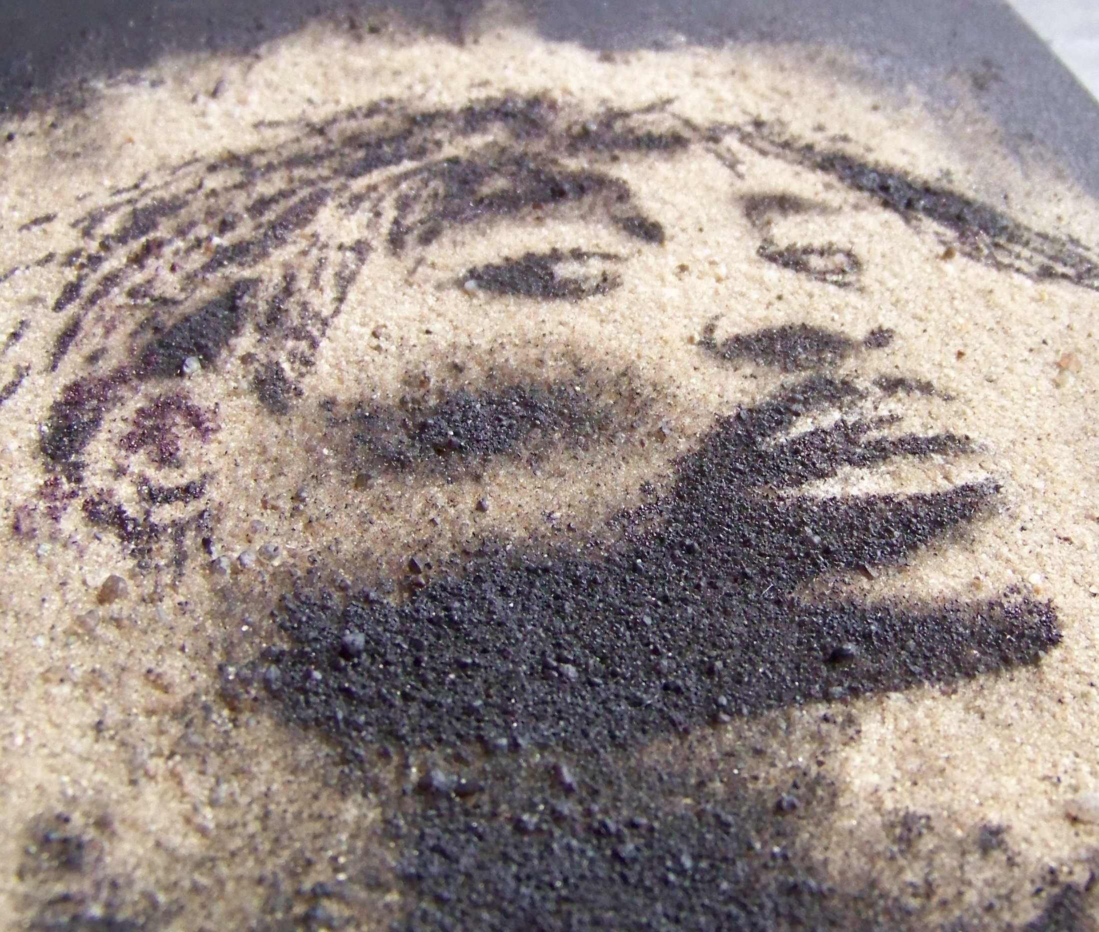 Tupac Unikatowy obraz akrylowy ręcznie malowany na piasku... 2pac