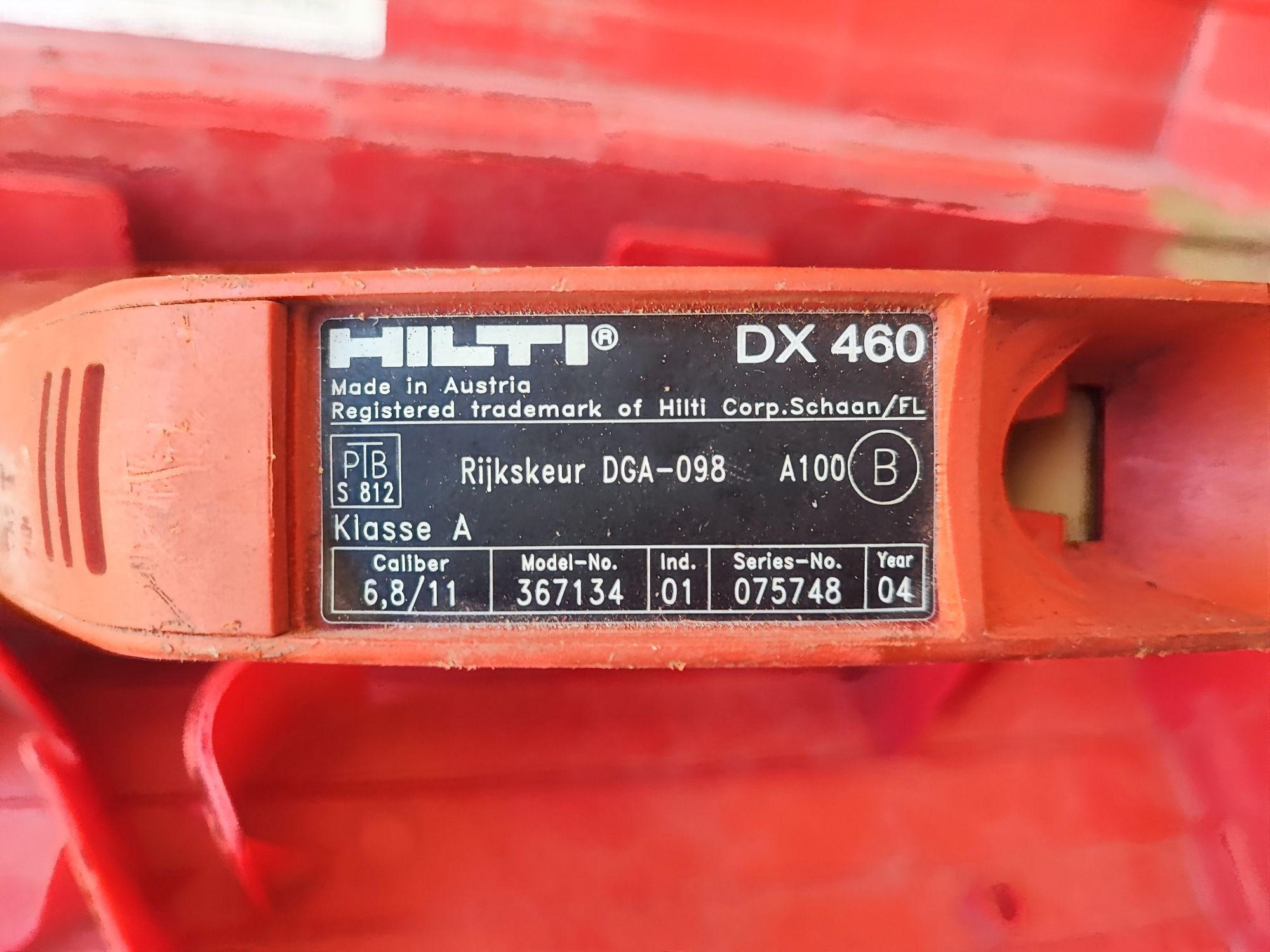 Hilti DX460 + Acessórios