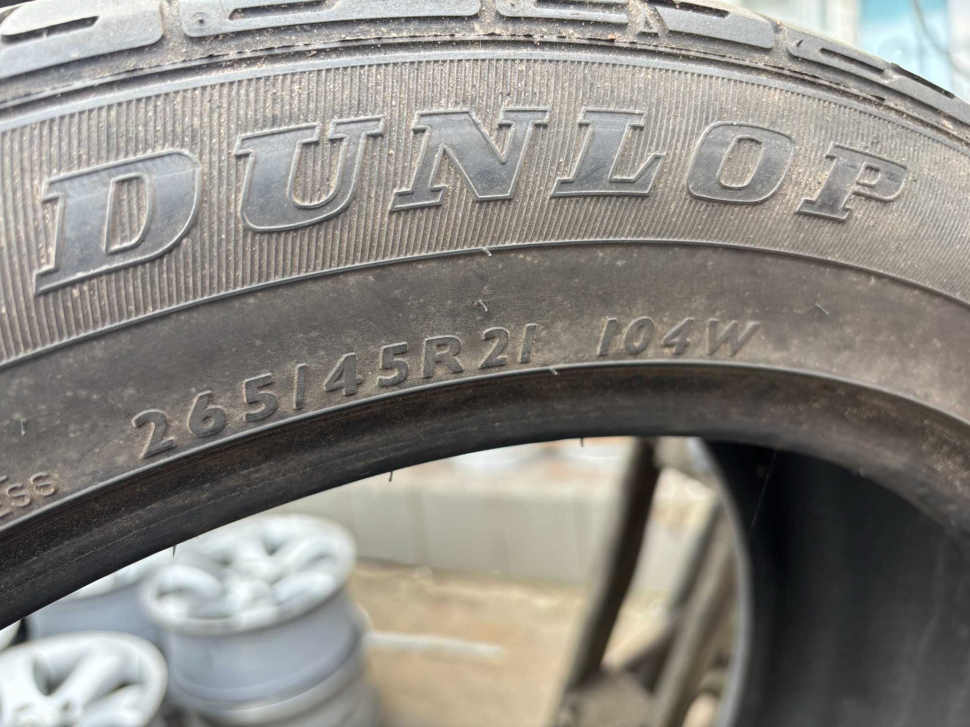 265-45-R21 DUNLOP SP SPORT-01 4 штуки летней резины GERMANY