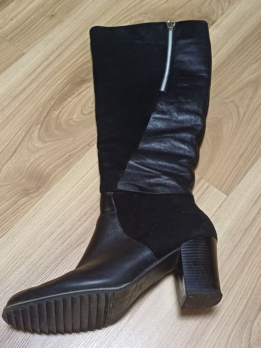 Женские зимние кожаные сапоги 40 размер