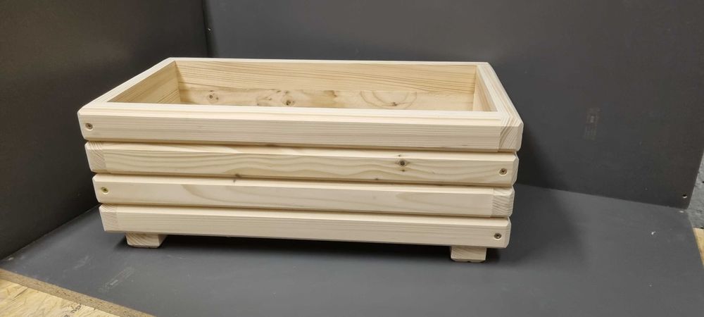 Wyprzedaż Donica drewniana donice drewniane skrzynka warzywniak