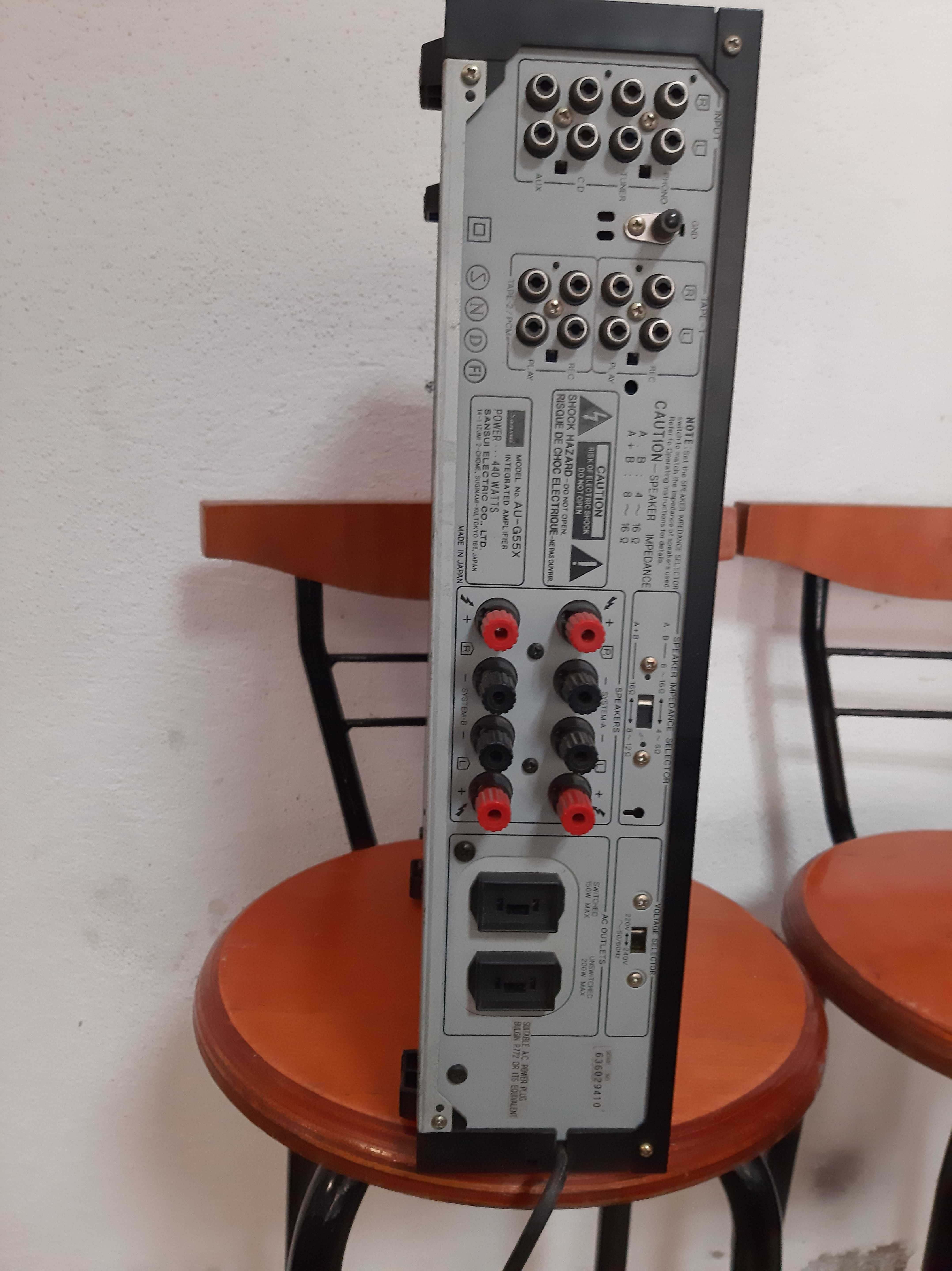 Amplificador Sansui-AU-G55X irrepreensível
