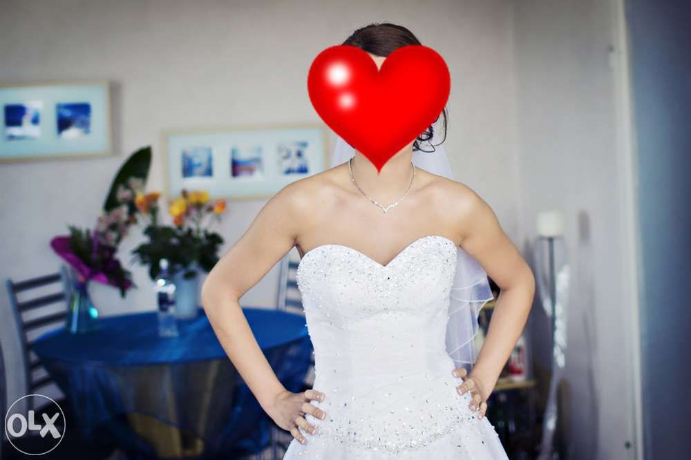 Suknia ślubna Sincerity Bridal 3621 tiulowa kryształki Swarovskiego