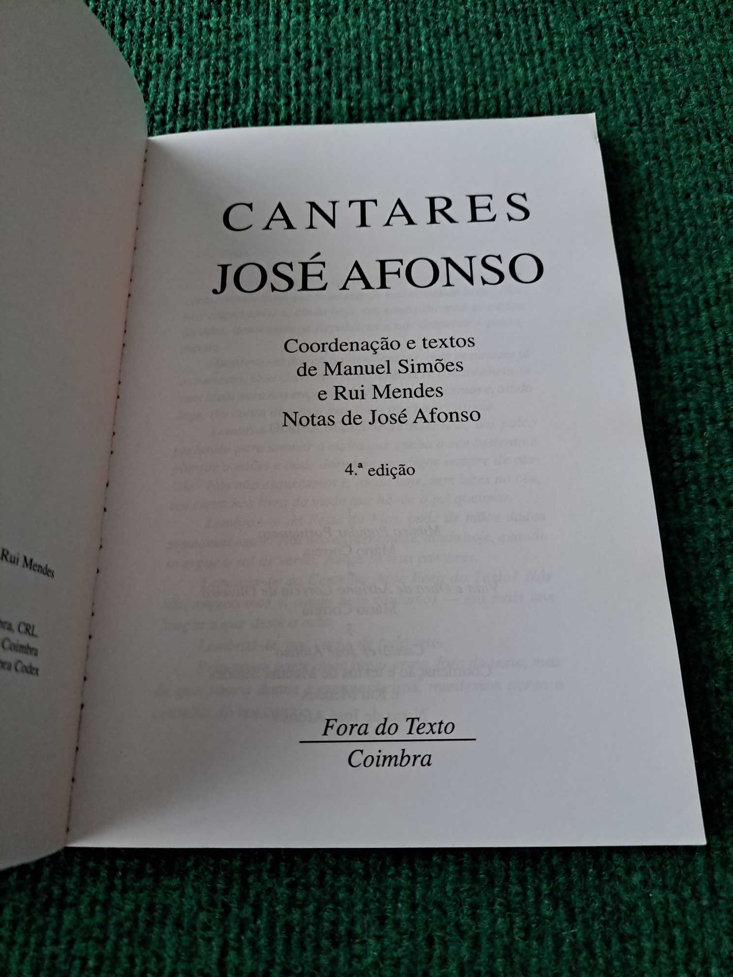 Cantares - José Afonso