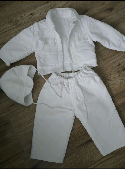 Ubranko Komplet do chrztu dla chłopca 62-68