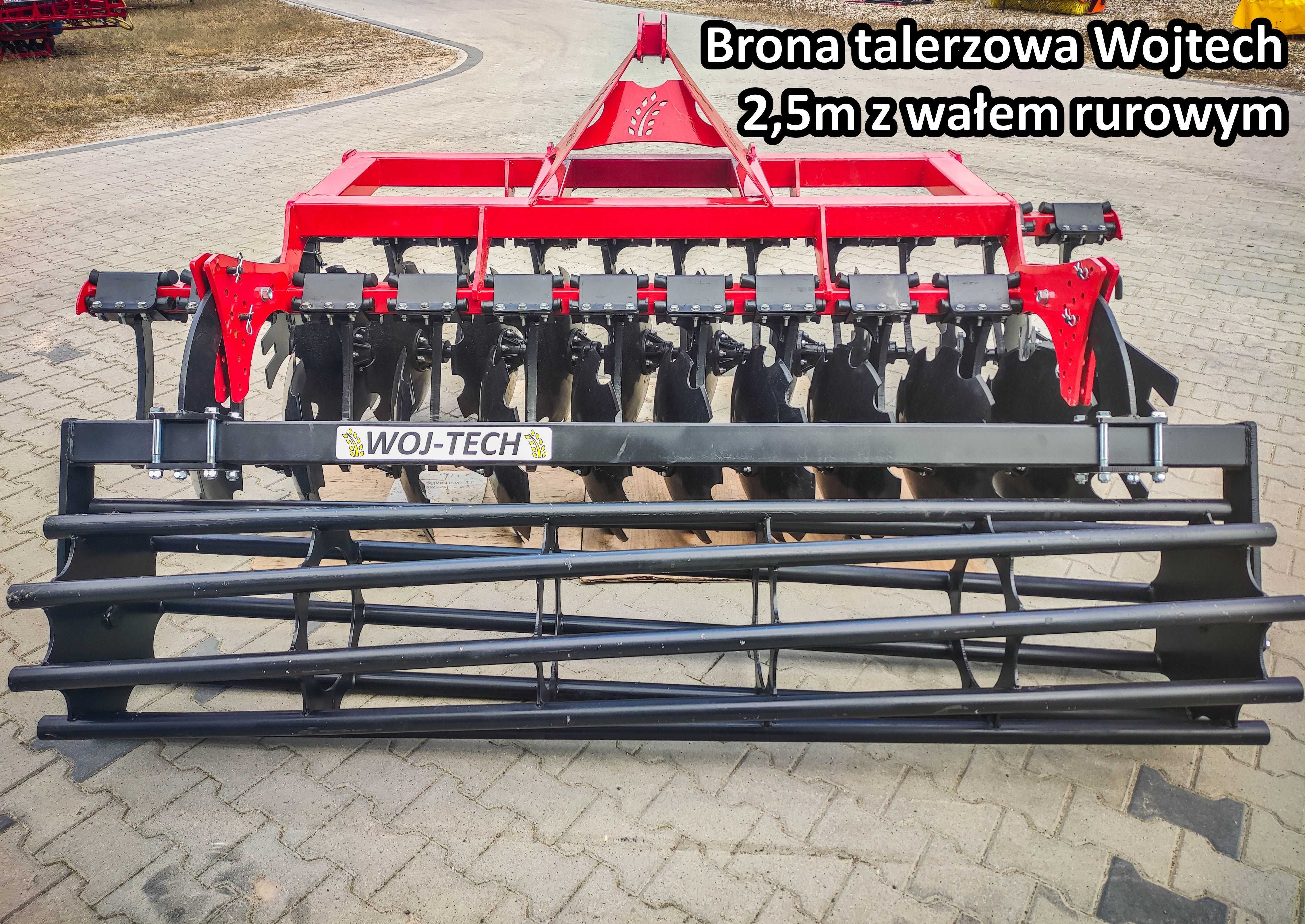 PRODUCENT agregat TALERZOWY siewny brona 2.5m 2.7m 3.0 HYDROPAK packer