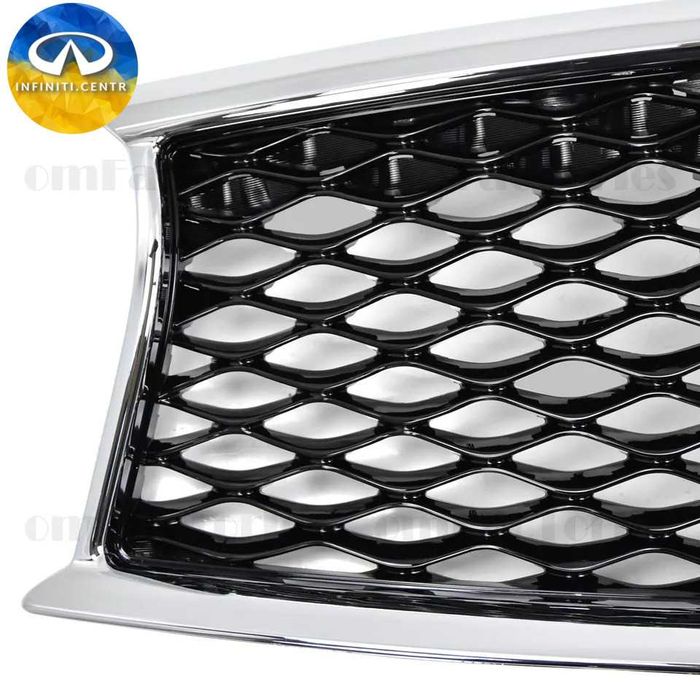 Передняя верхняя решетка хром 2014 2015 2016 2017 Infiniti QX70 OEM