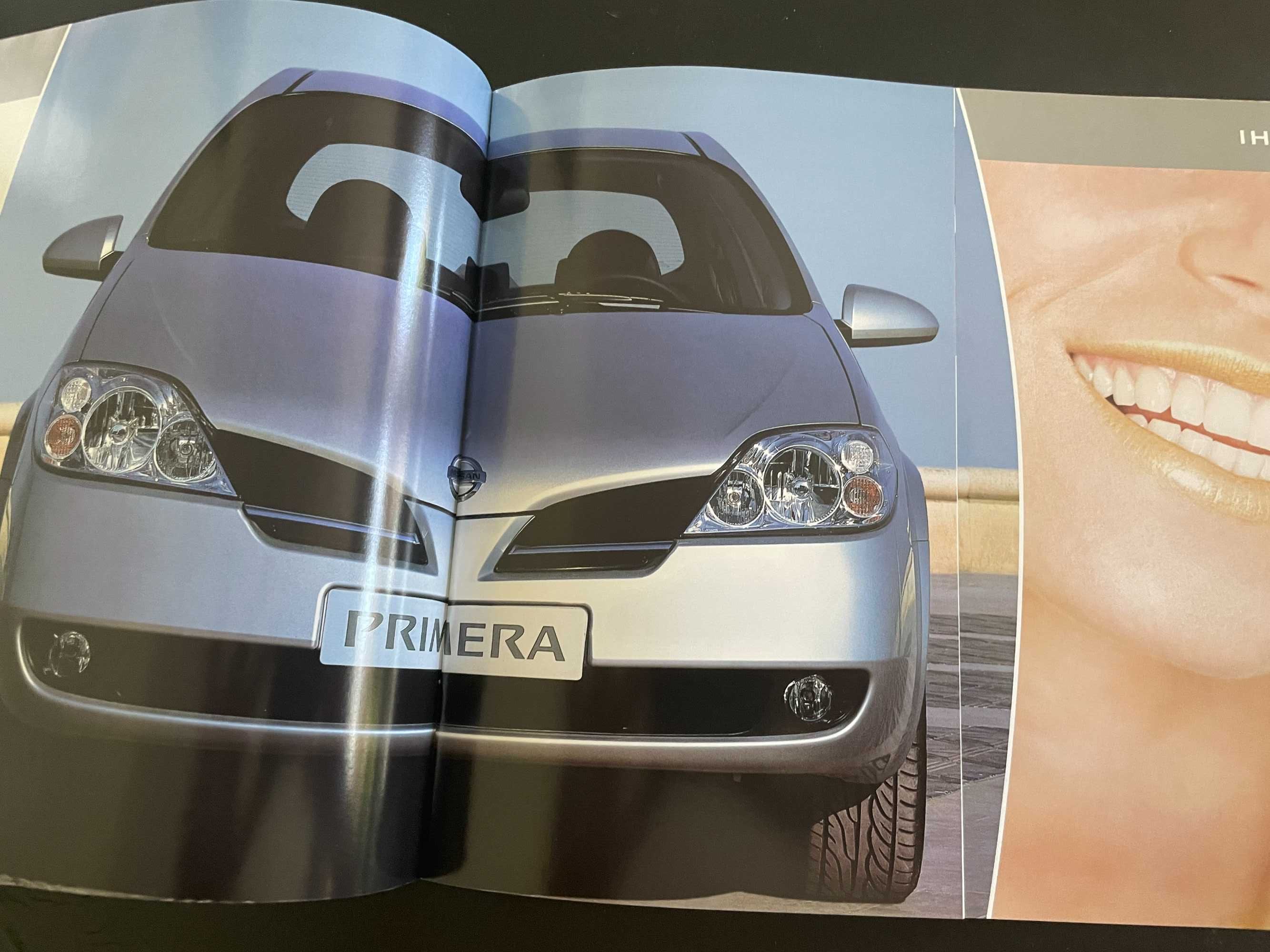 Katalog prospekt Nissan Primera P12 2003 r. 34 strony