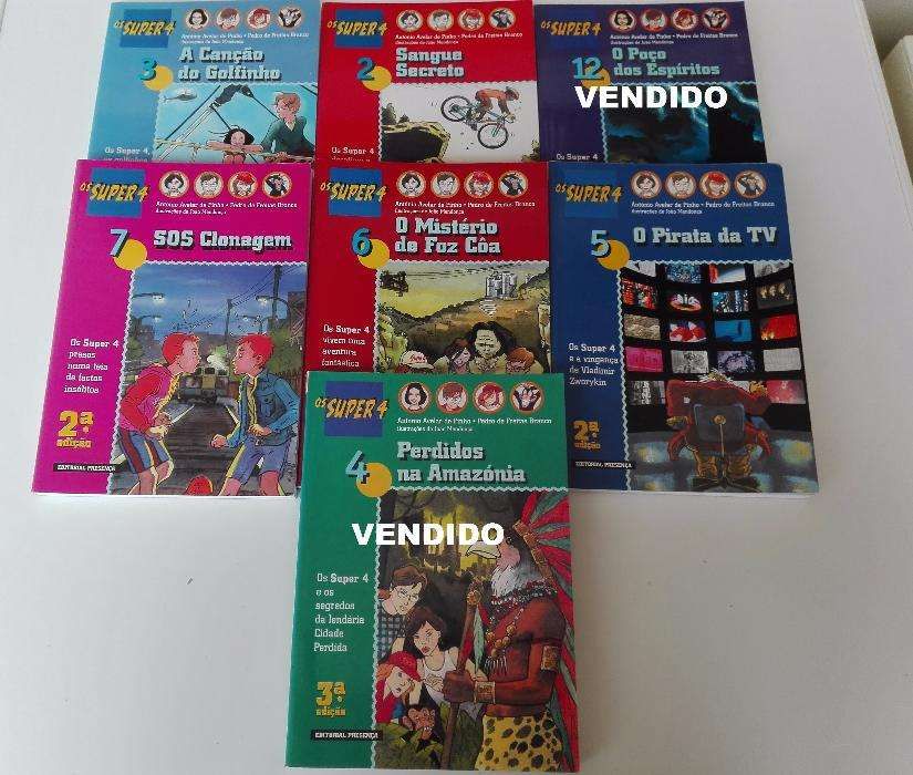 Livros Colecção "Os Super 4"