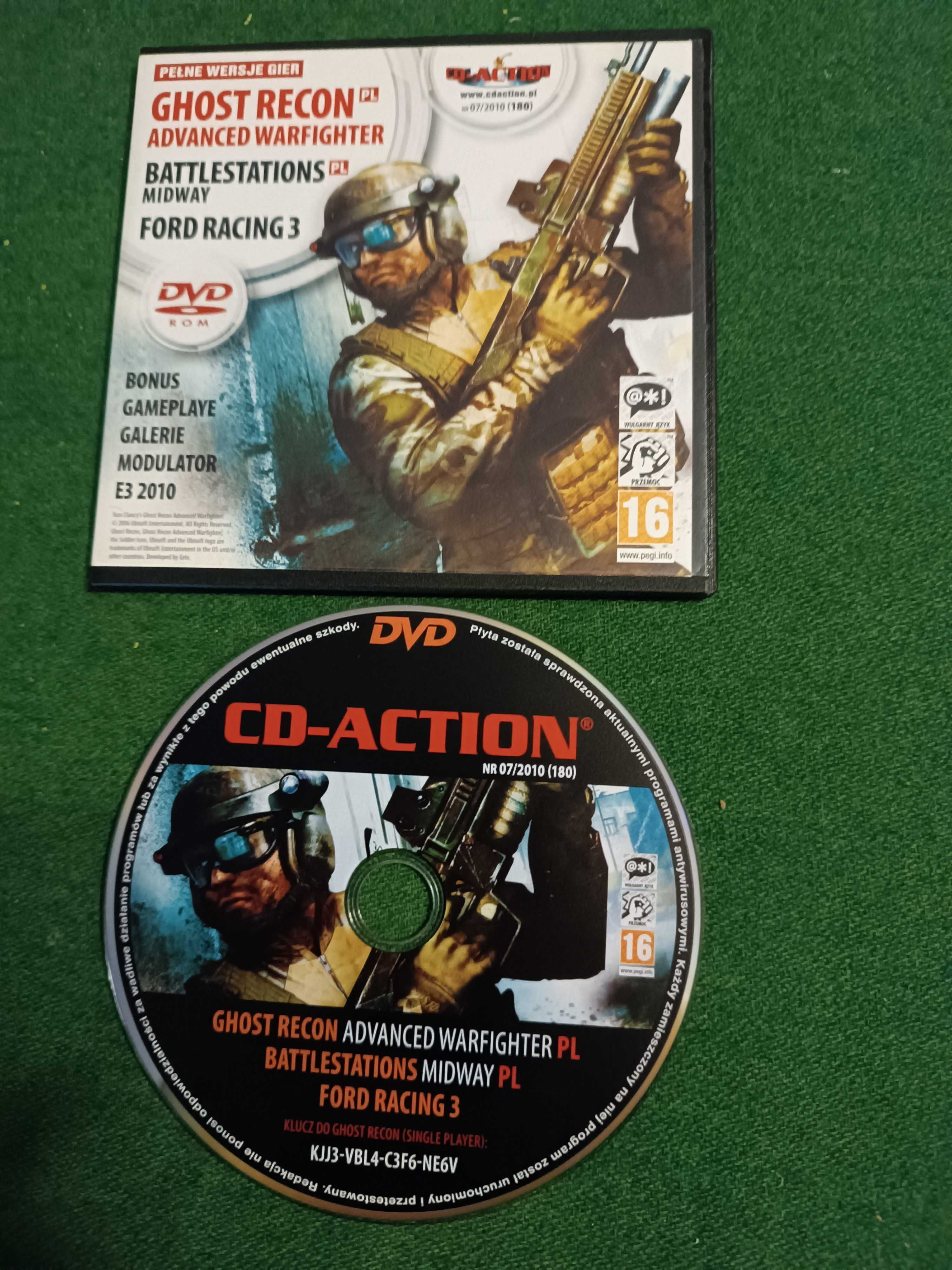 CD Action 7/10 - Ghost Recon / Battlestations Midway / Ford Racing 3