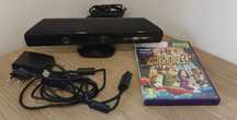 Kinect Xbox 360 + carregador e adaptador Scanner 3D + jogo