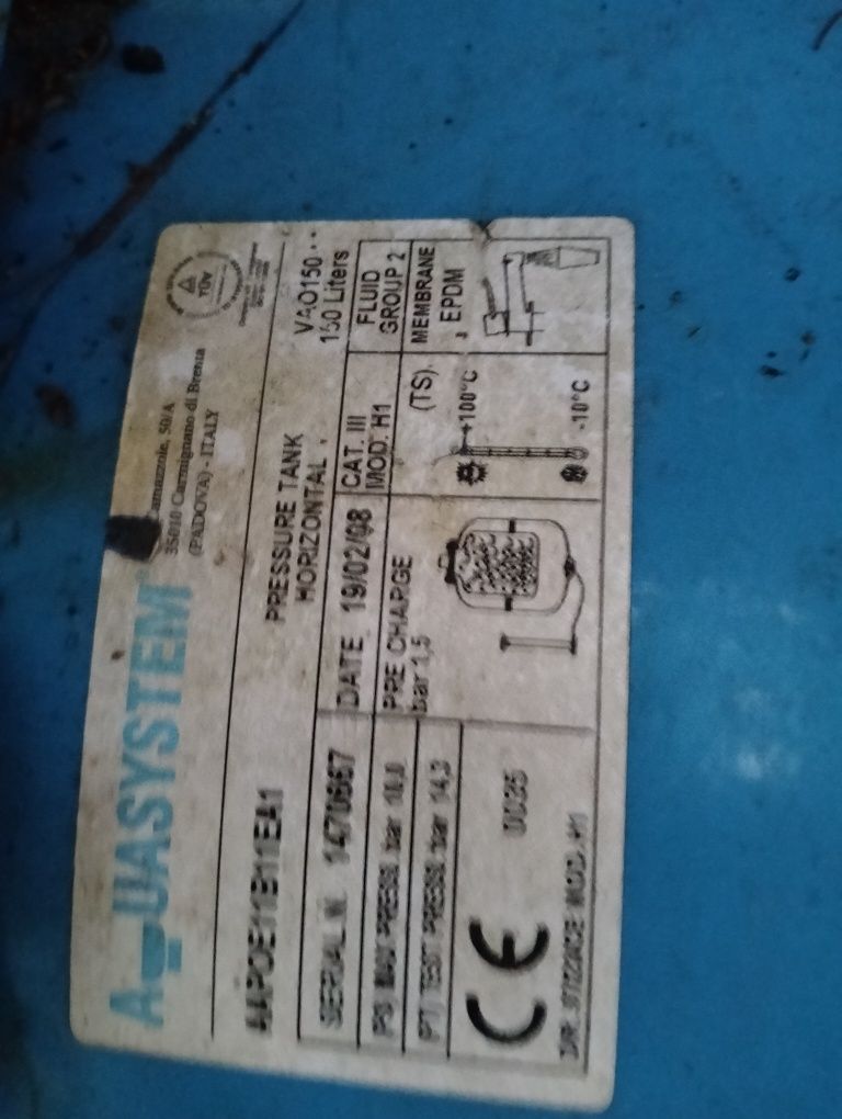 Zbiorniki do hydroforu