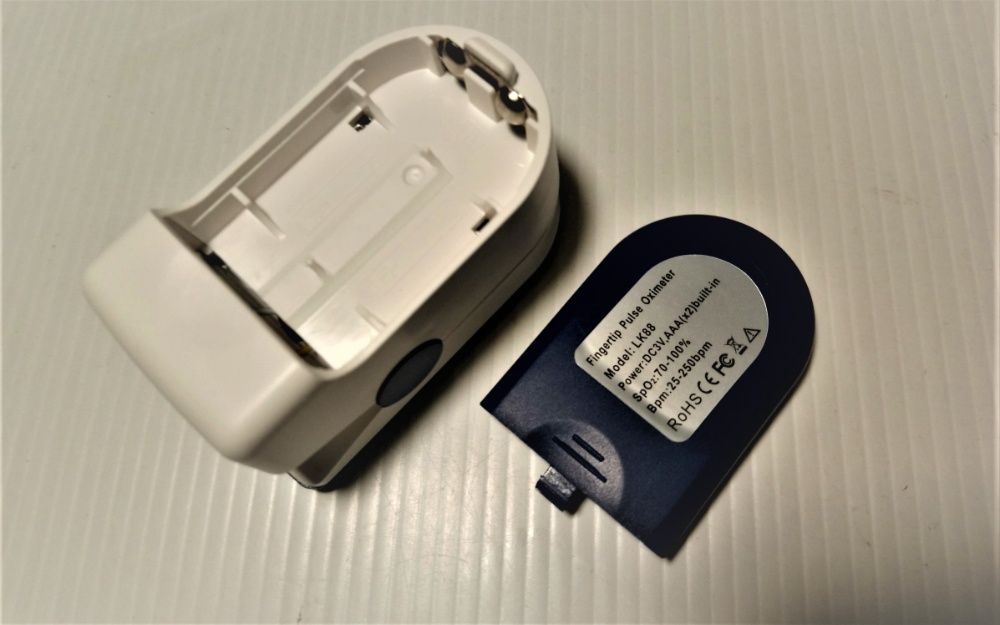 Oxímetro de dedo portátil visor LCD