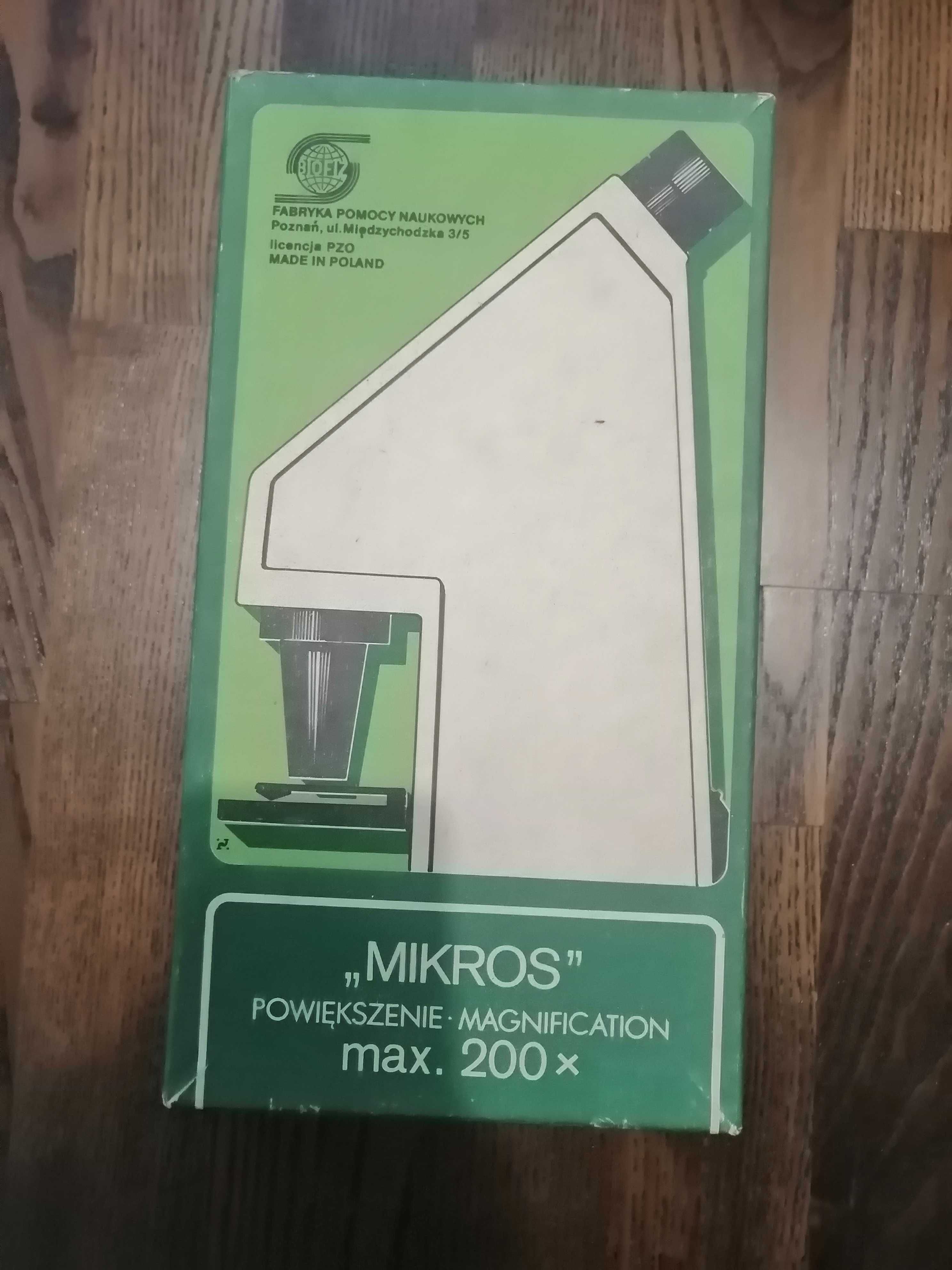 Vintage mikroskop Mikros