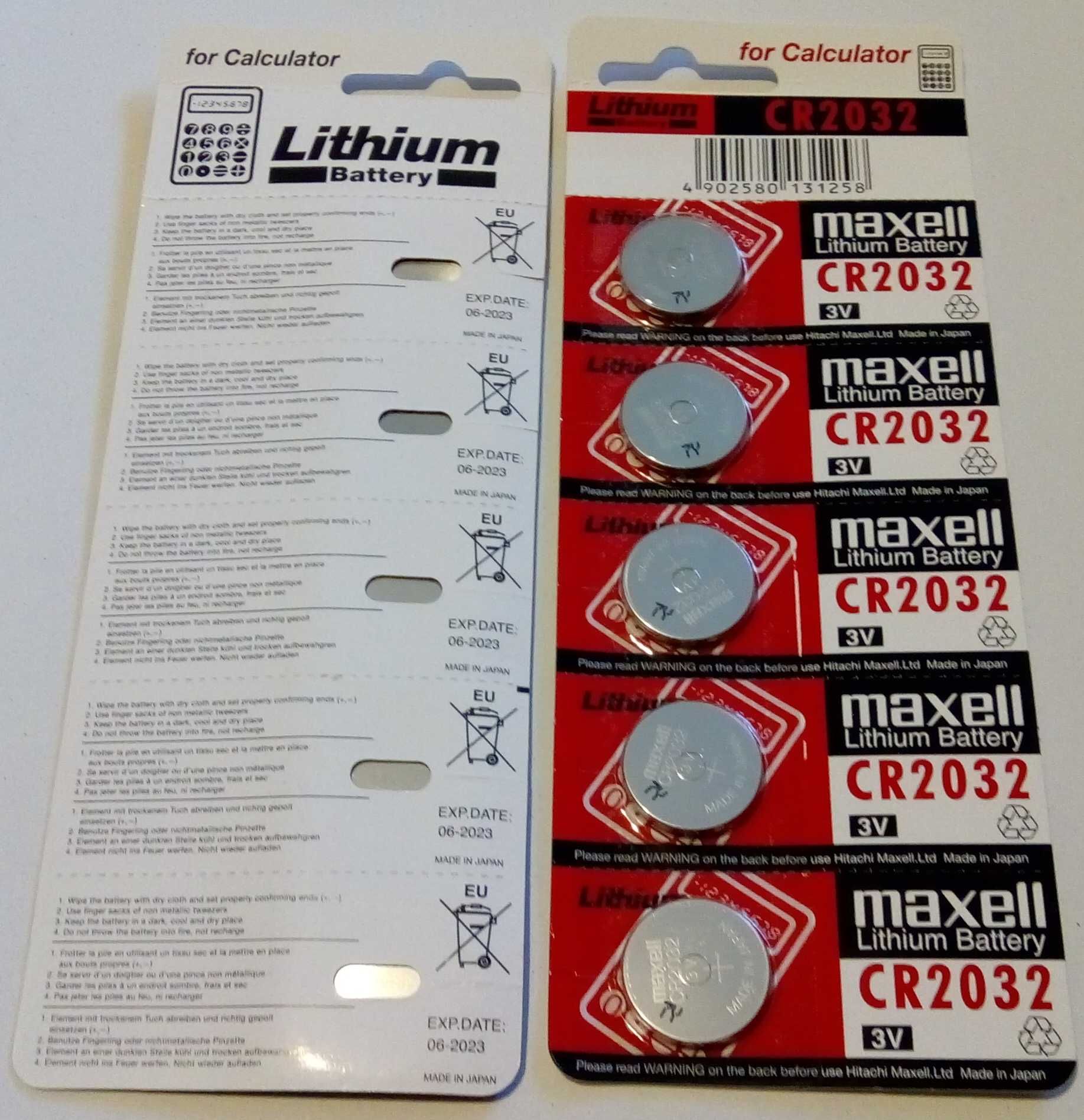 Bateria CR2032 DL2032 3V MAXELL litowa (5 szt.) do zabawek