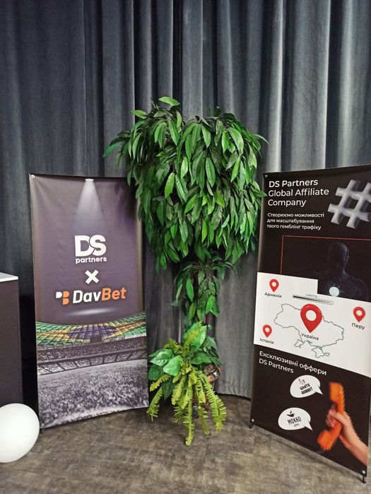 Пальми, дерева, кущі