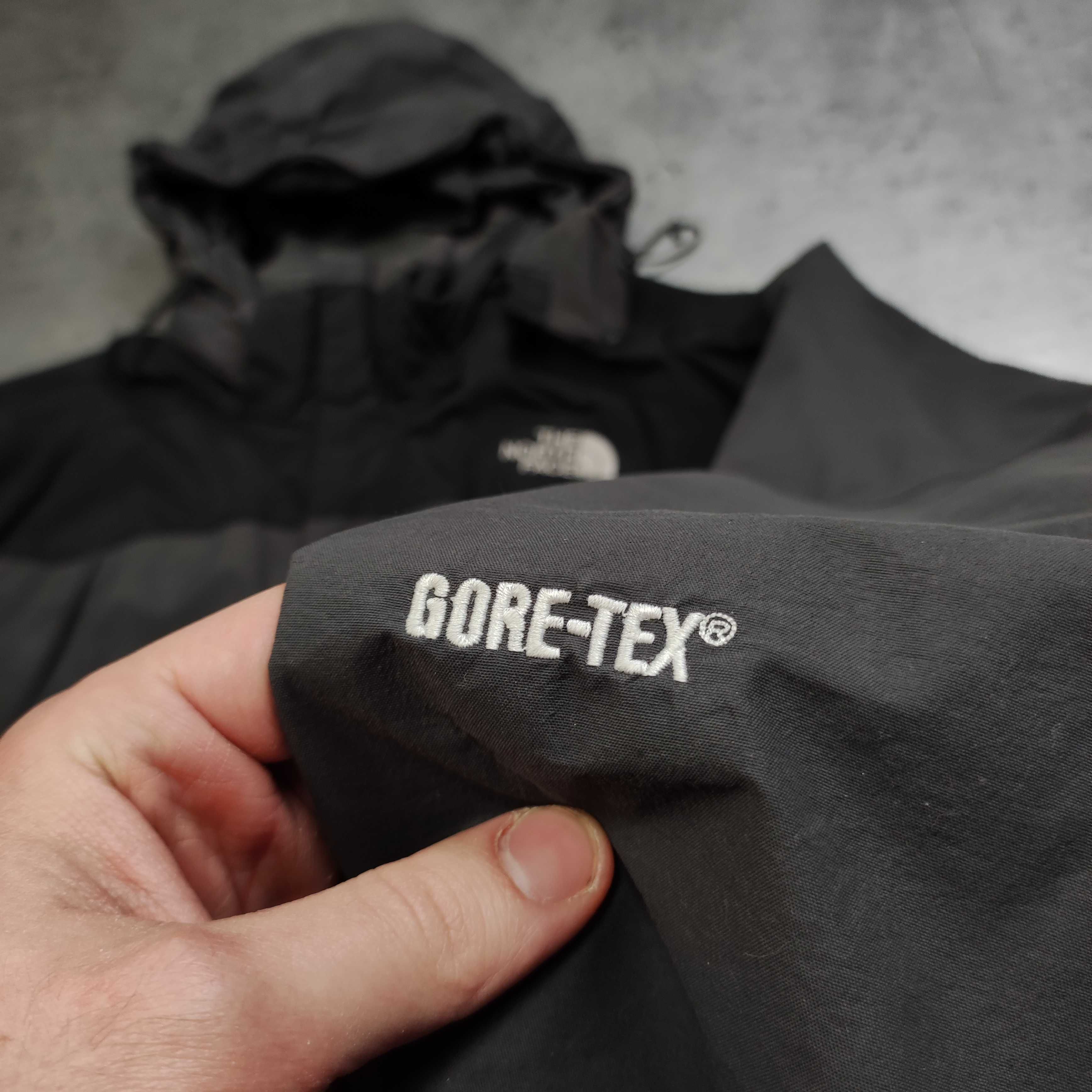 MĘSKA Kurtka Przejściowa Suwak Kaptur TNF The North Face Gore-Tex Logo