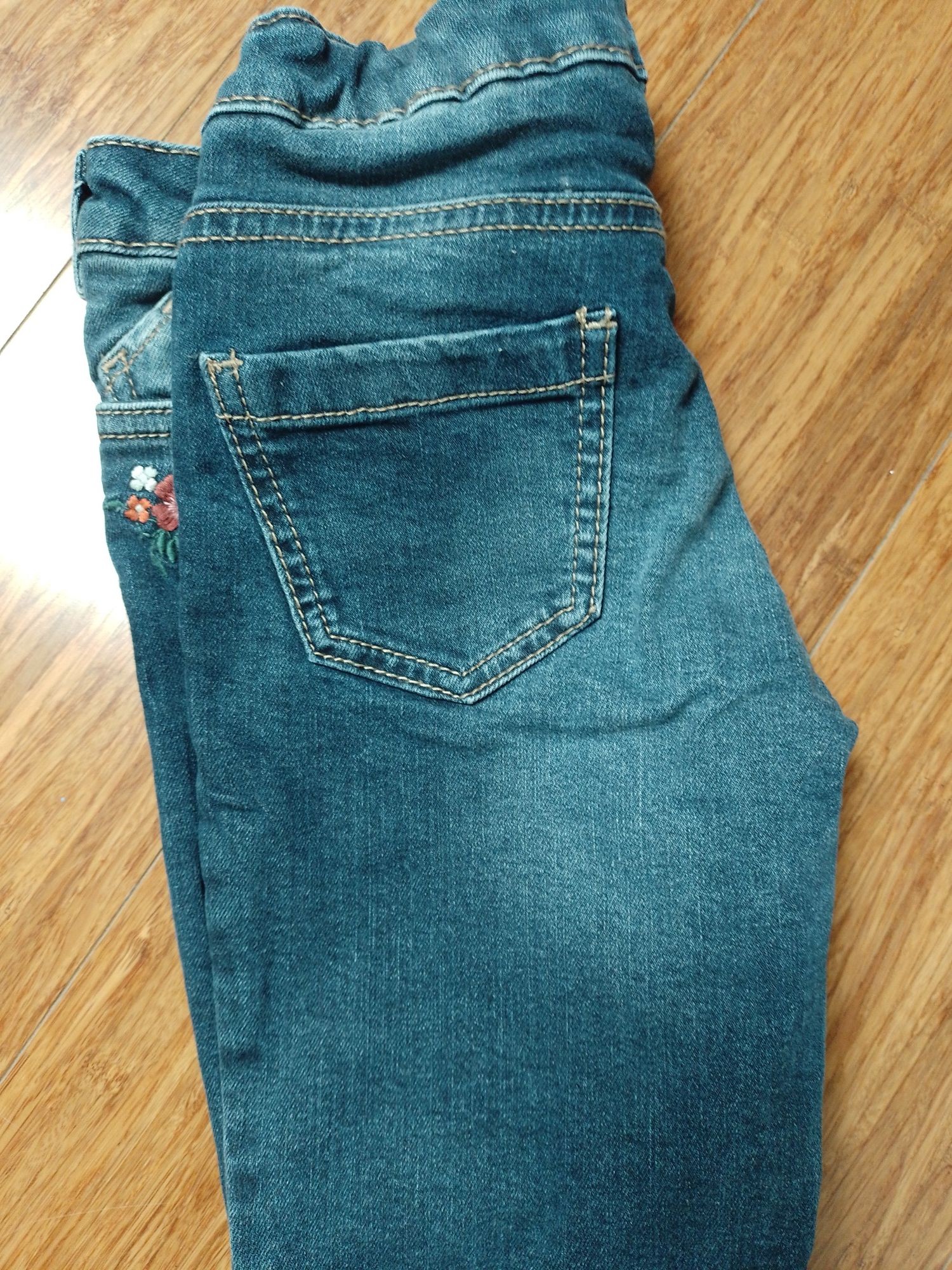 Spodnie denim z podszewką C&A 121cm