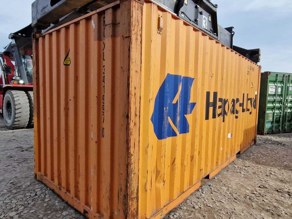 Kontener 20'DC magazynowy - 6 metrowy Kontenery budowa garaż blaszak