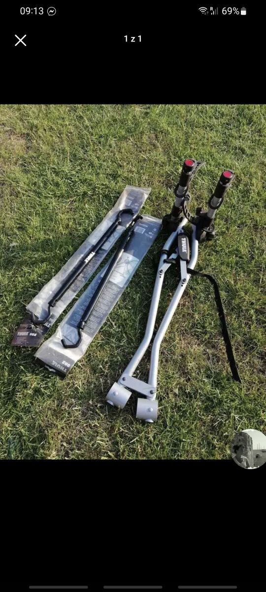 Bagażnik rowerowy THULE + 2  adaptery