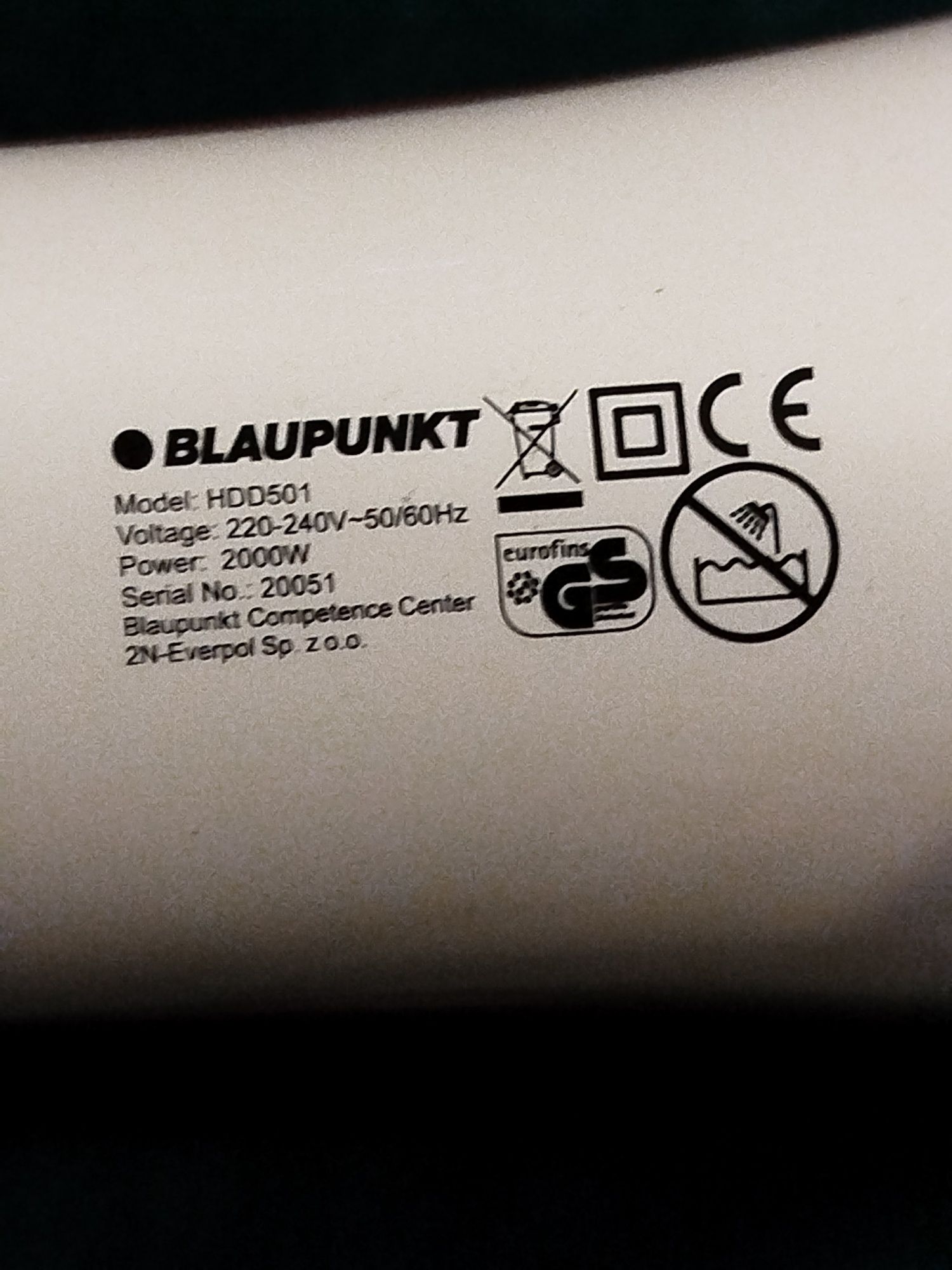 Blaupunkt suszarka do włosów 2000W