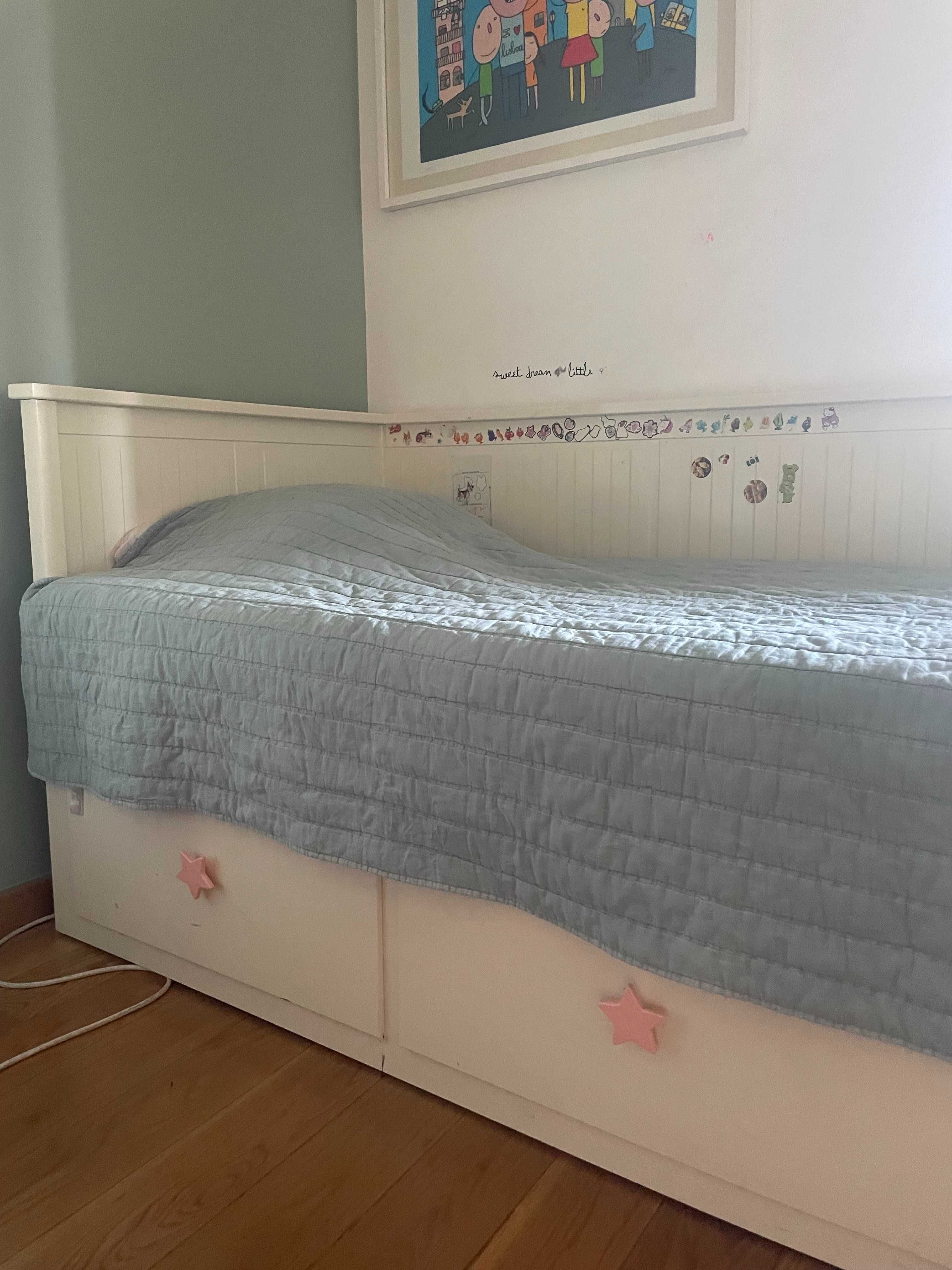 PROMO - CAMA IKEA HEMNES - SEM COLCHÕES - OFERTA LENÇÕIS
