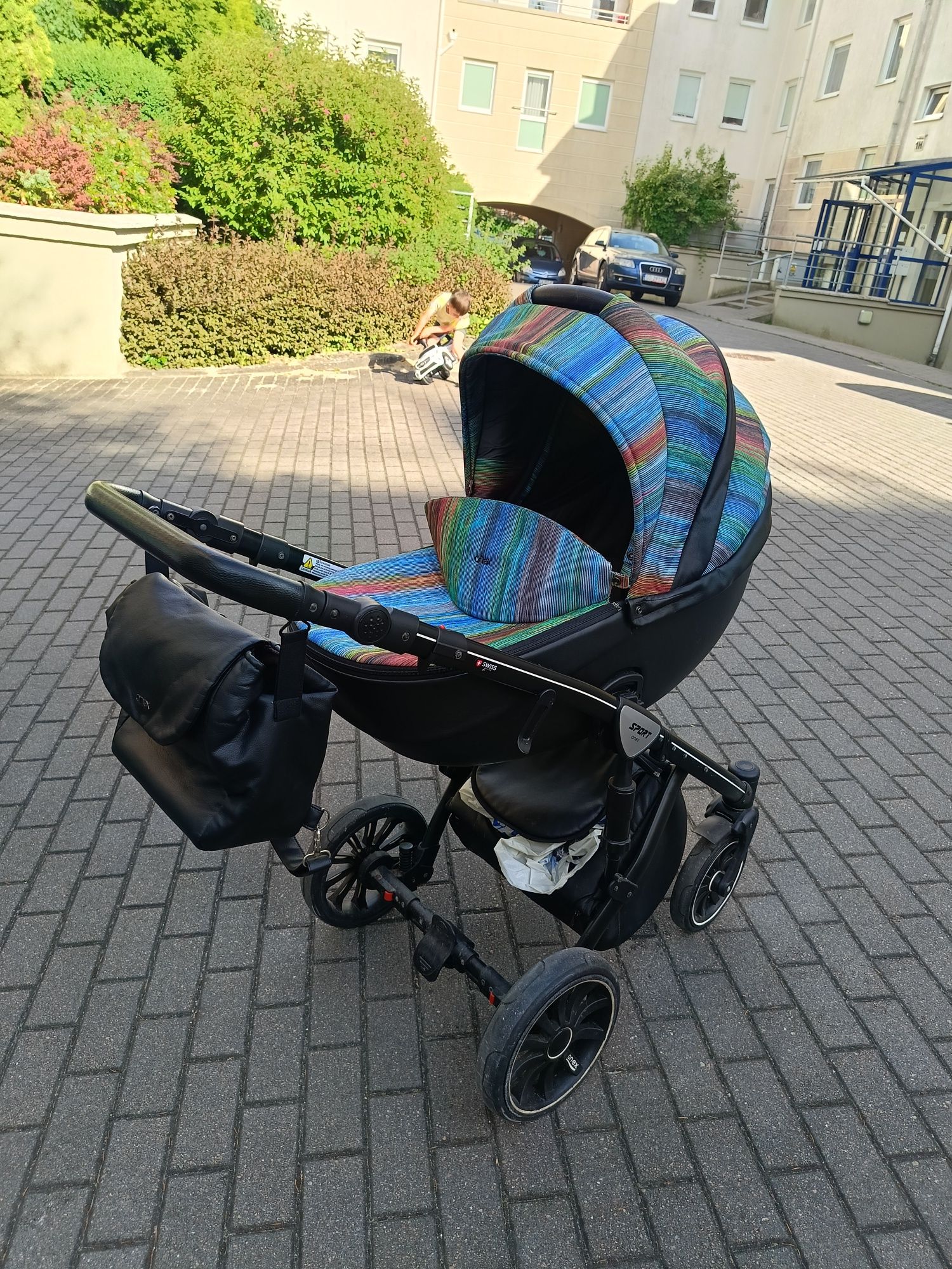 Wózek 2w1 anex sport rainbow