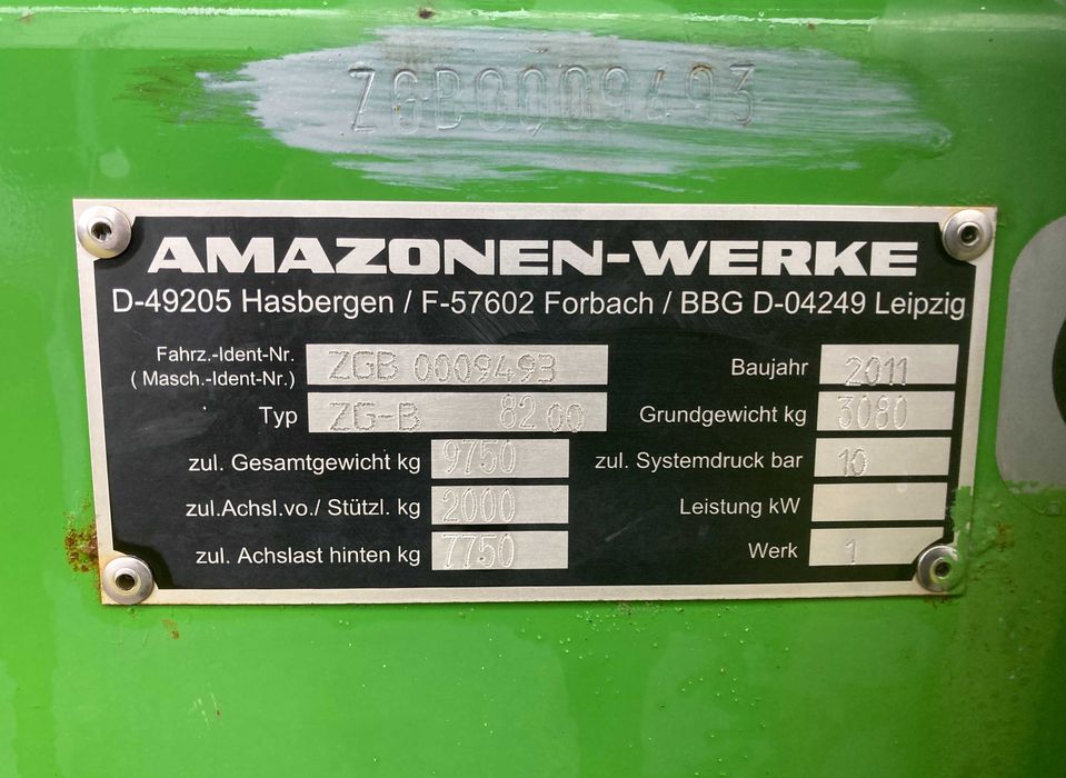 Rozsiewacz Amazone ZG-B 8200 Ultra Hydro