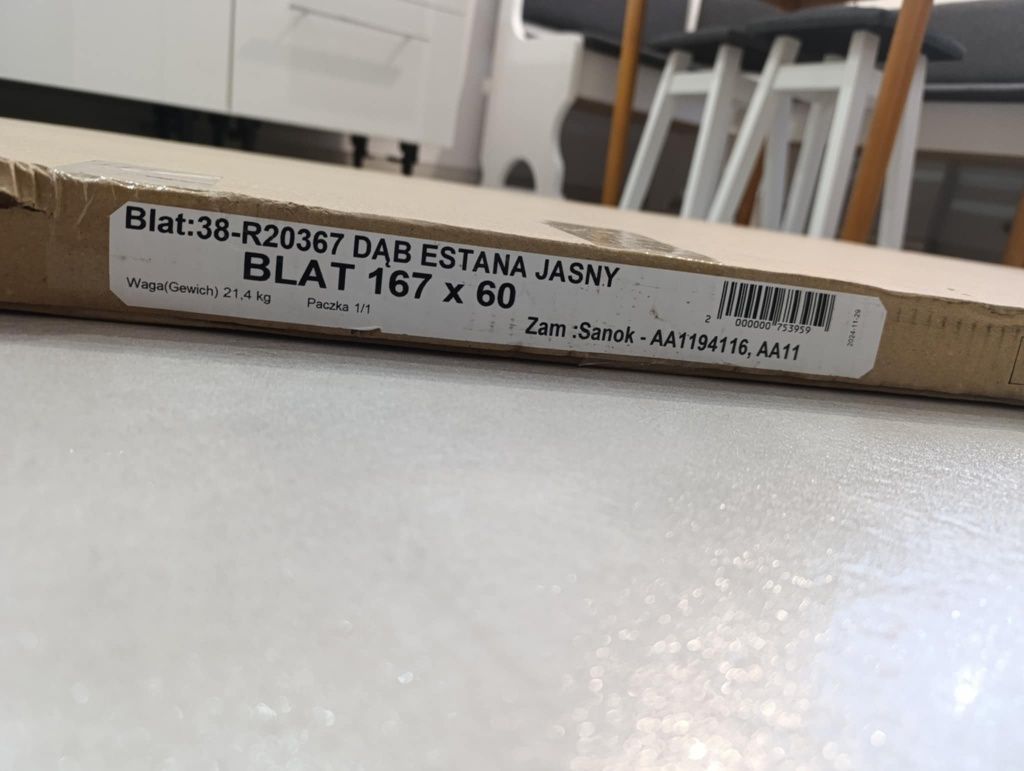 Blat Dąb Estana Jasny 167x60