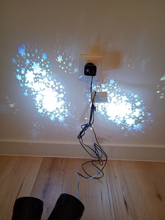 Projektor płatki śniegu