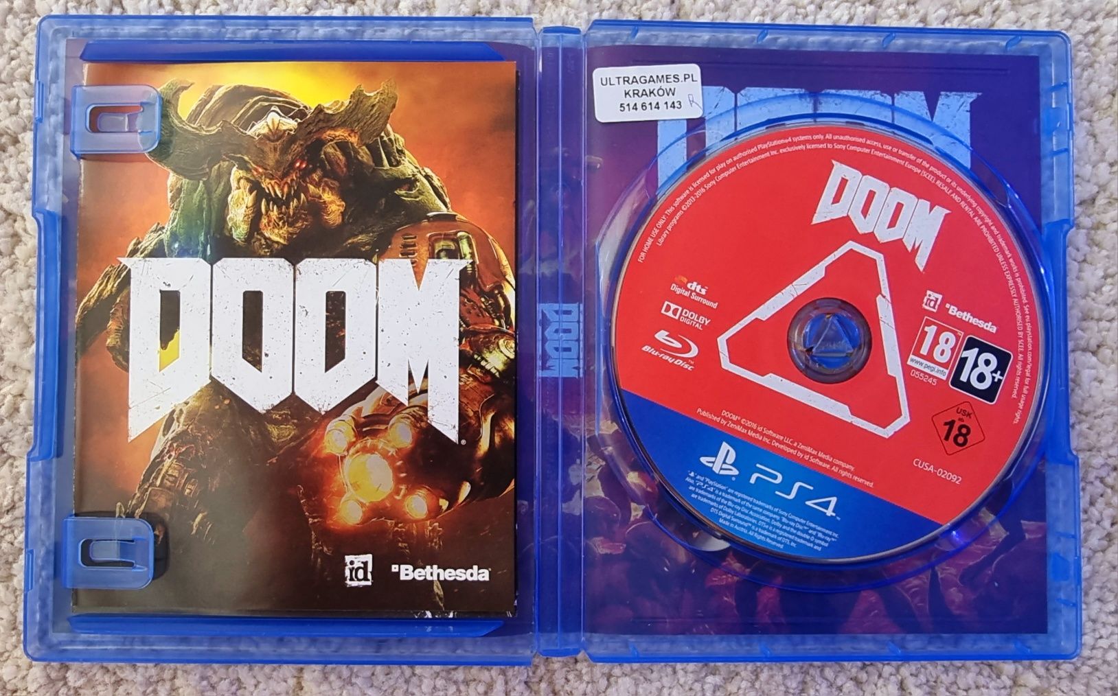 Doom gra używana na PS4