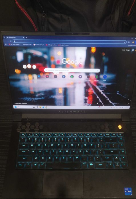 Computador Portátil Gaming Alienware m15 R6 Intel i7-11800H RTX 3070