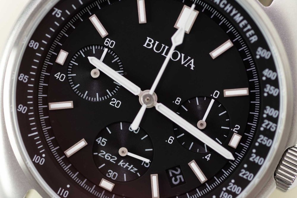 BULOVA LUNAR PILOT 96B251 Moon Watch Apollo 15 Nowy Gw. 6 lat  + pasek