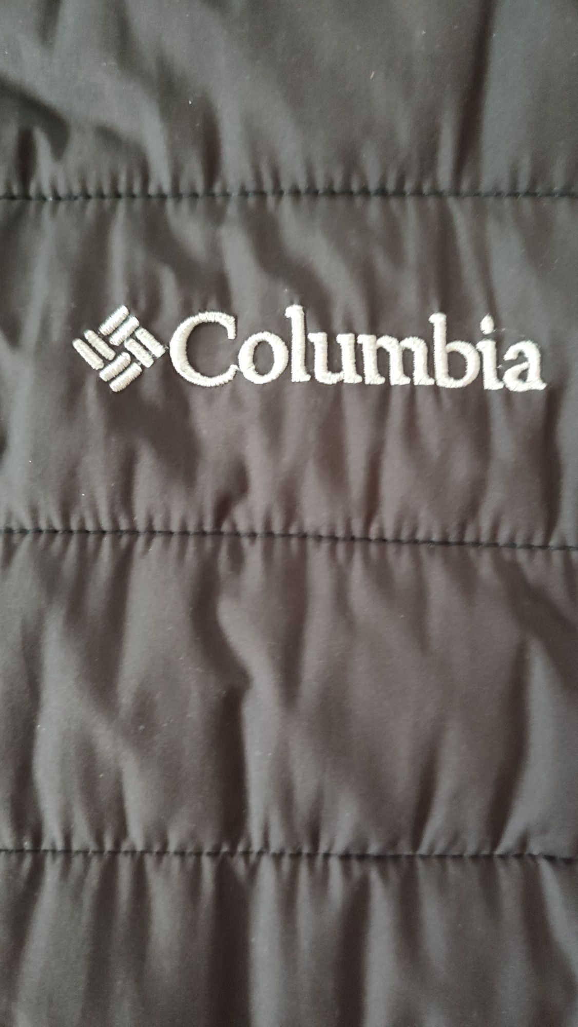 Columbia XL куртка пуховик микропуховик флісова кофта олива