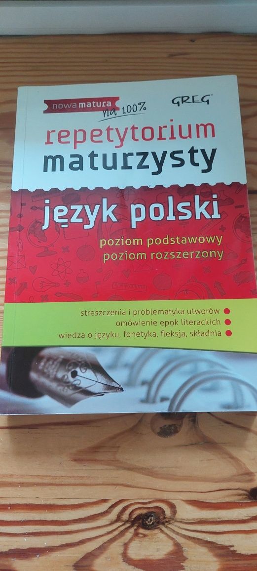 Repetytorium maturzysty język polski zakres podstawowy I rozszerzony