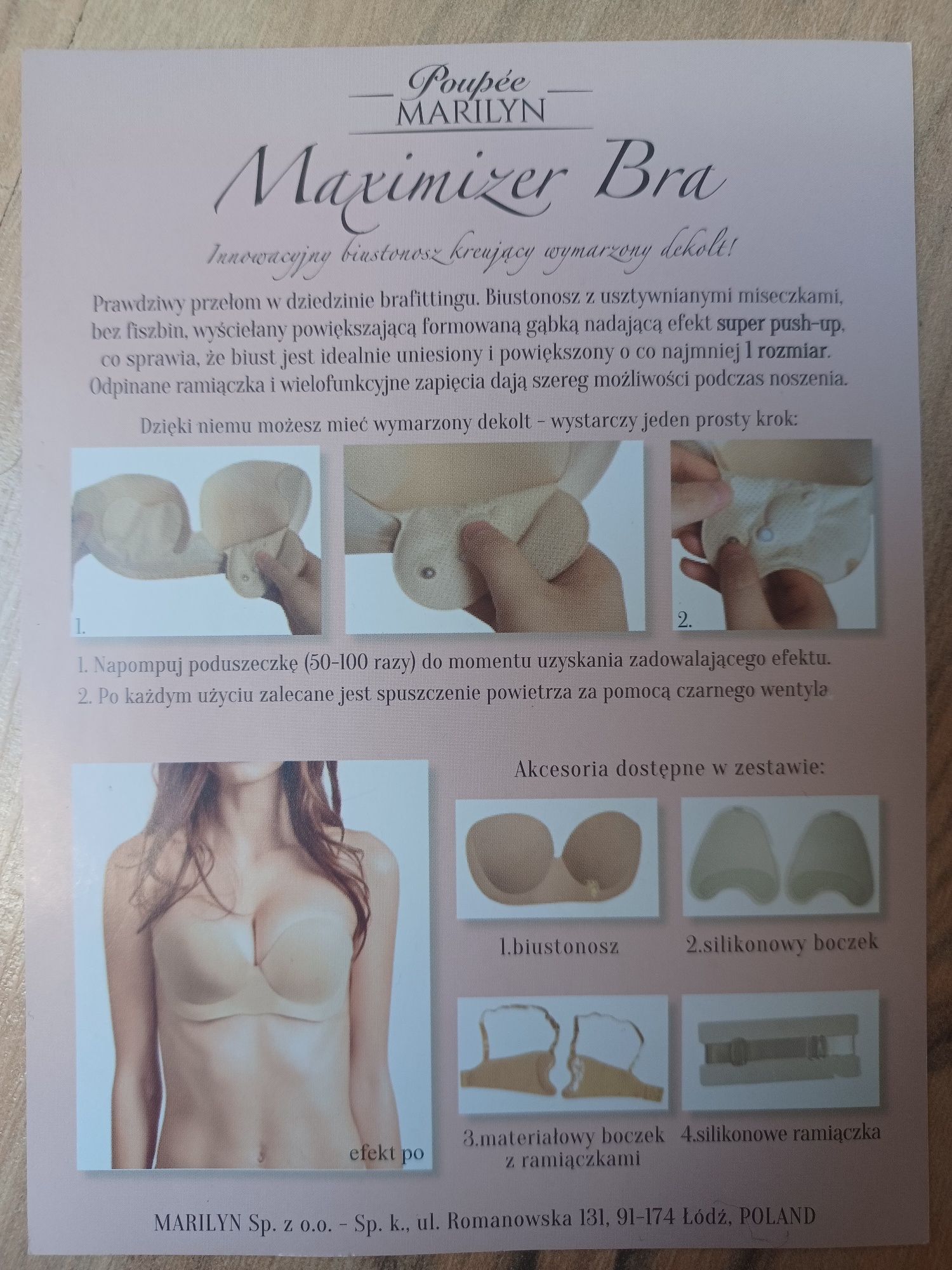 Biustonosz Maximizer Bra Marilyn Pouppe