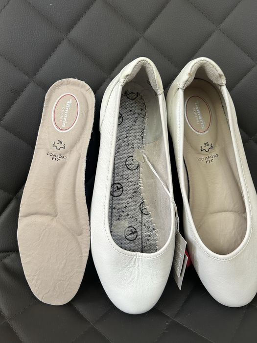 Балетки туфлі шкіряні Tamaris