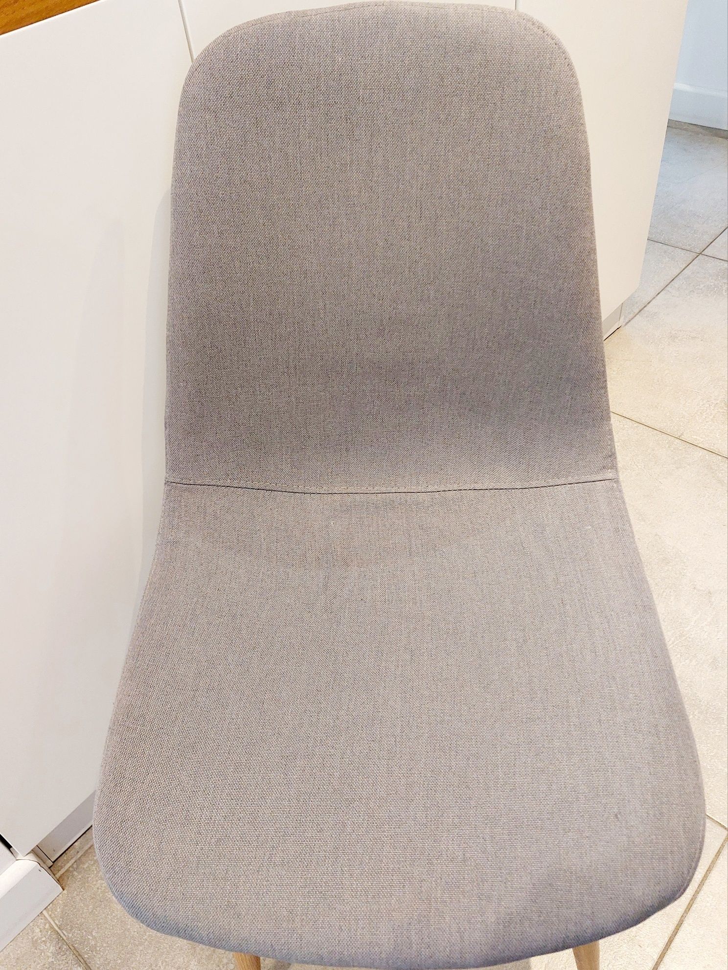 Krzesła szare Jonstrup w stylu retro 6 sztuk