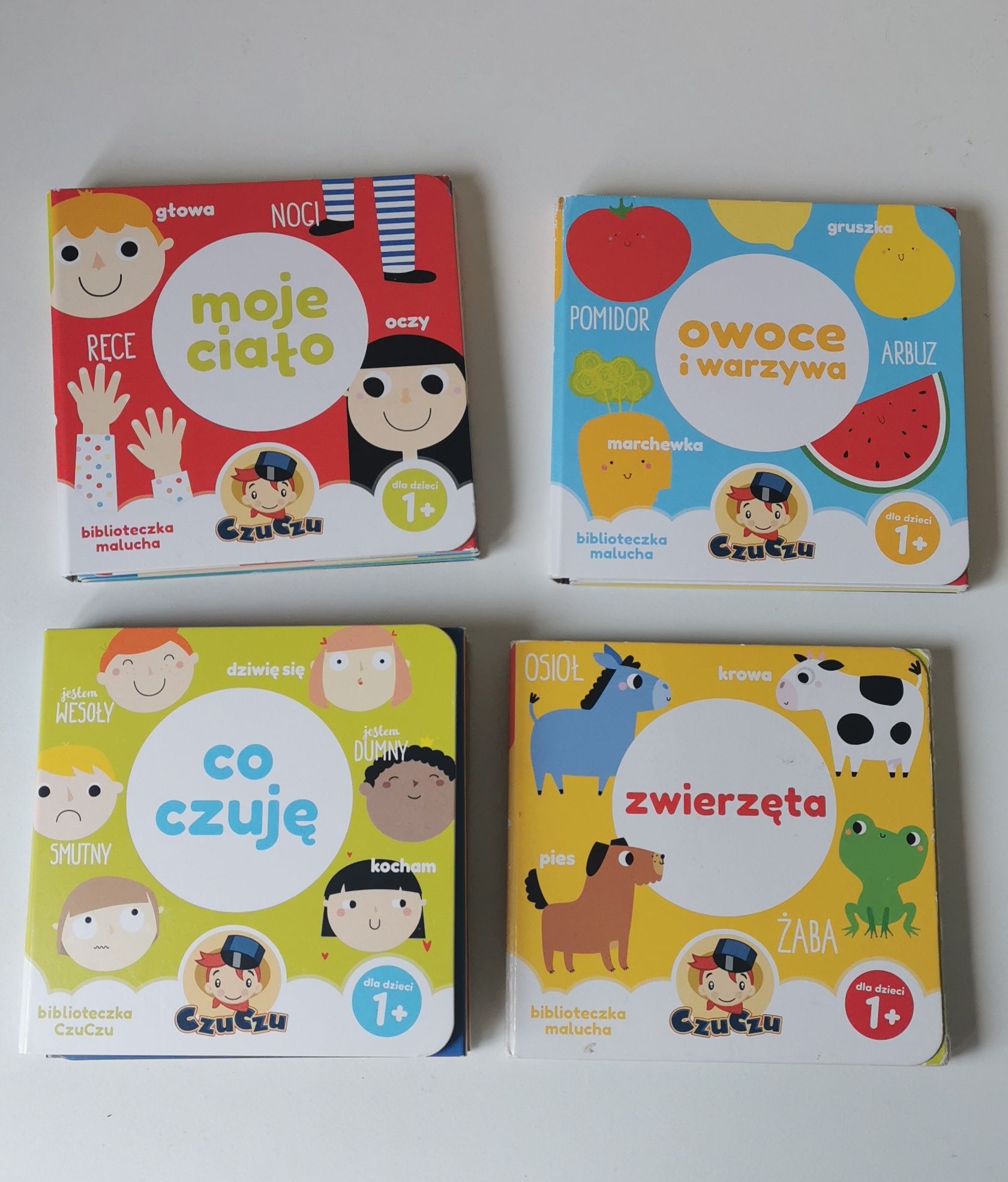Biblioteczka Malucha 1+ CzuCzu 4 książeczki
