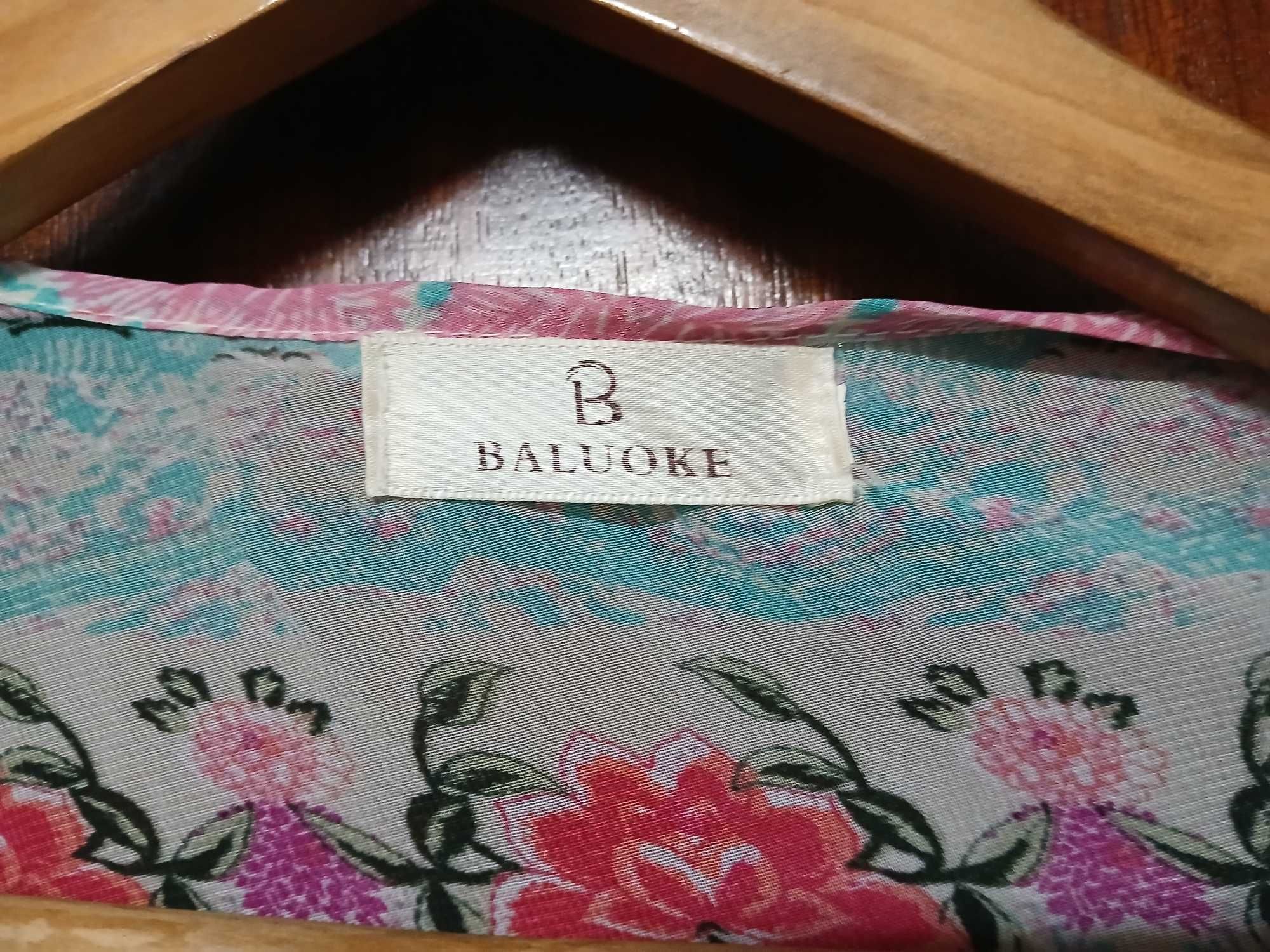 Kimono com franja às flores (é tamanho único mas veste L)